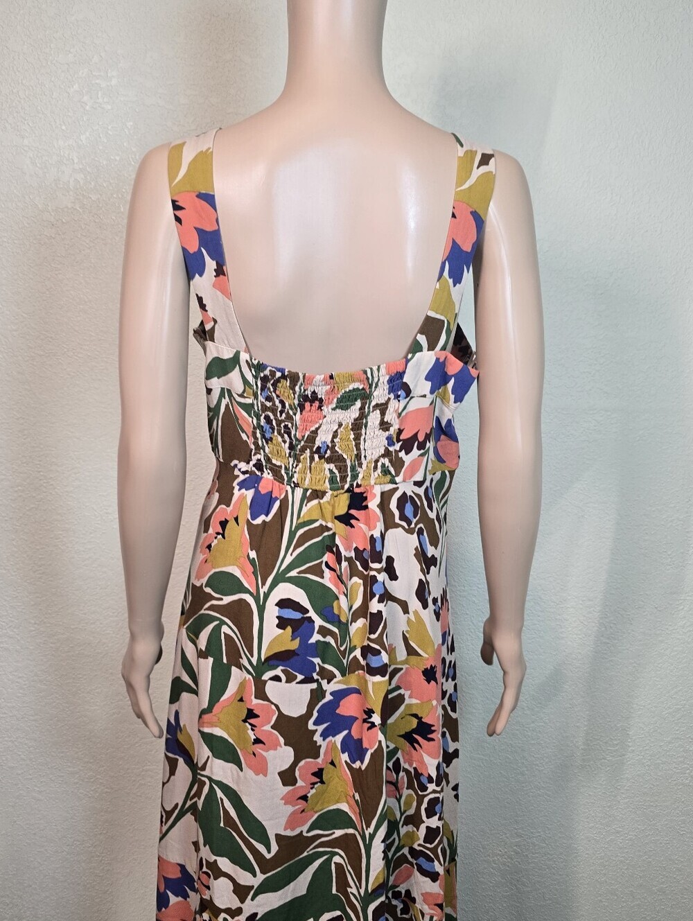Sam & Jess Floral Maxidress Square Neck Size 1x - Picture 14 of 15